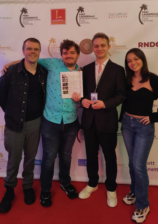 John A. Bryant, Will Brady, JoJo Scanlon, and My Linh Tinnirella on the FLIFF Red Carpet