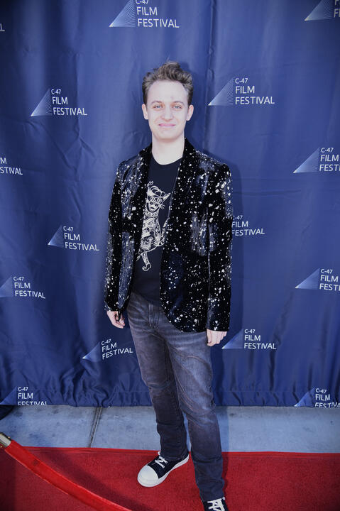 JoJo Scanlon on the C-47 Film Festival Red Carpet