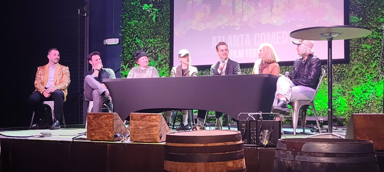 JoJo Scanlon and other members of the D Block Q&A at the Atlanta Comedy Film Festival