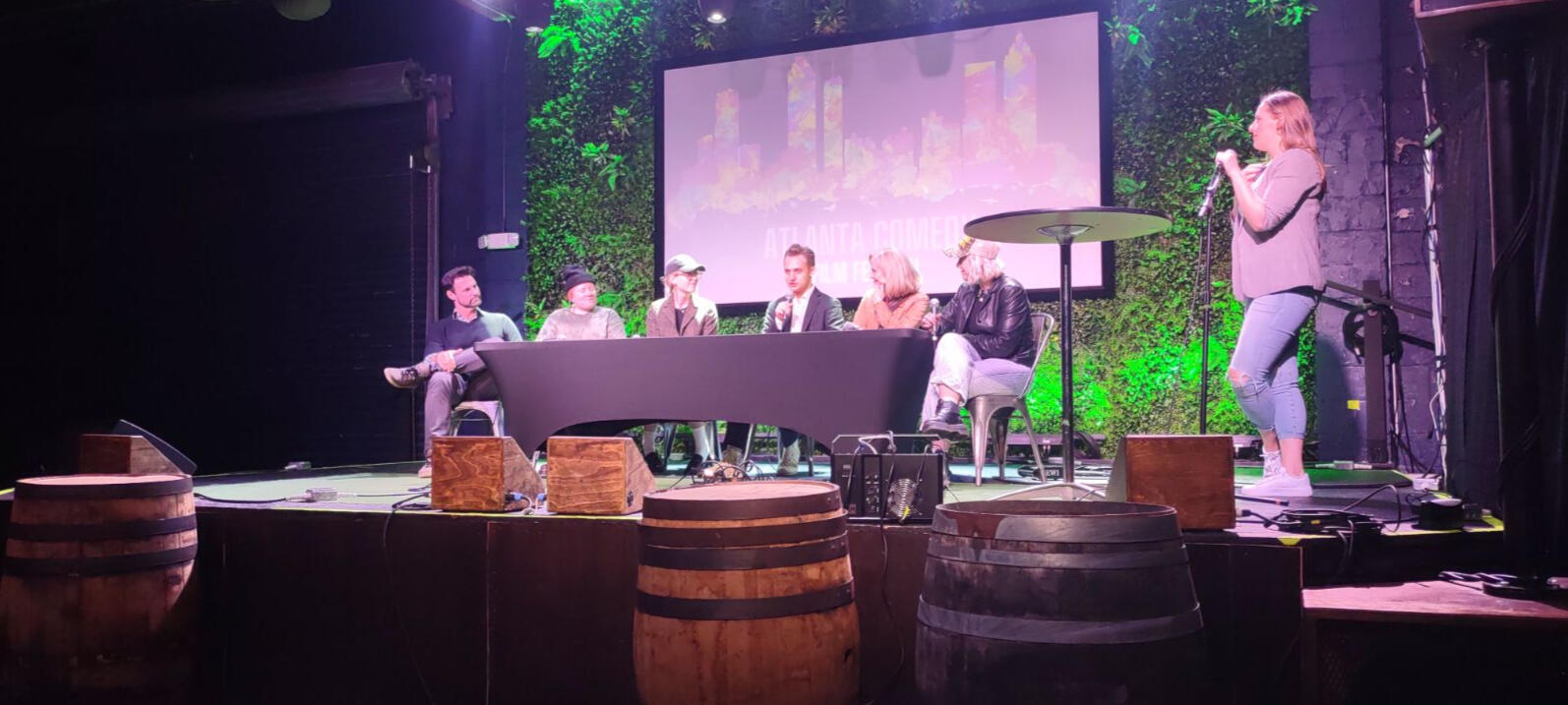 JoJo Scanlon and other members of the D Block Q&A at the Atlanta Comedy Film Festival