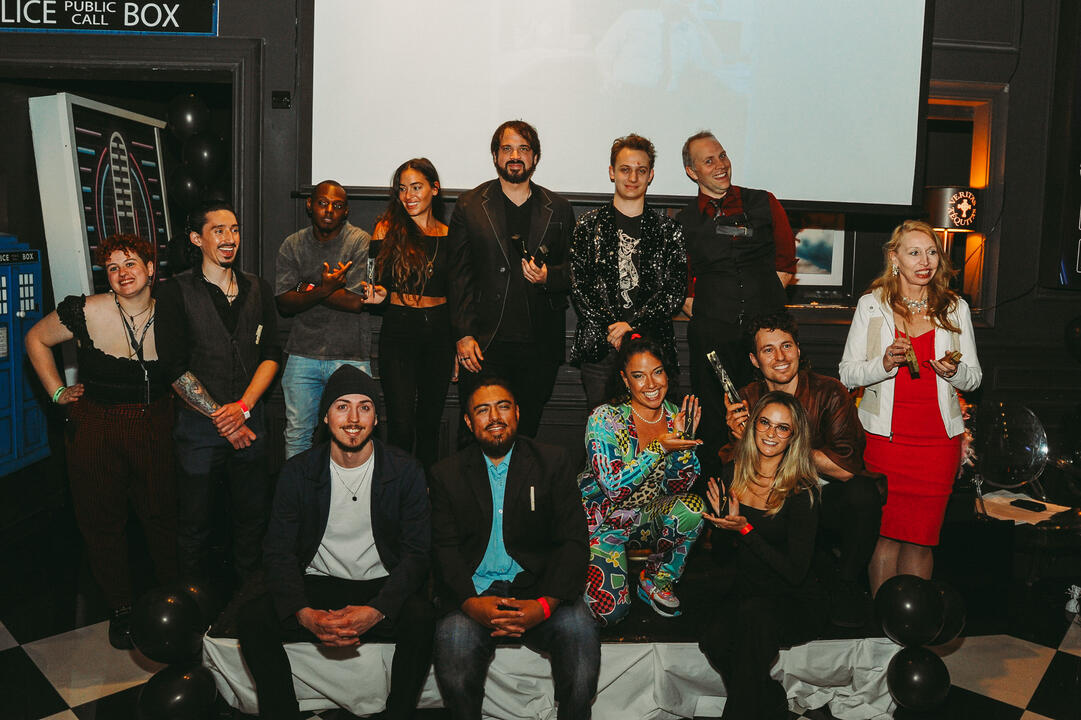 JoJo Scanlon and the other winners of the C-47 Film Festival