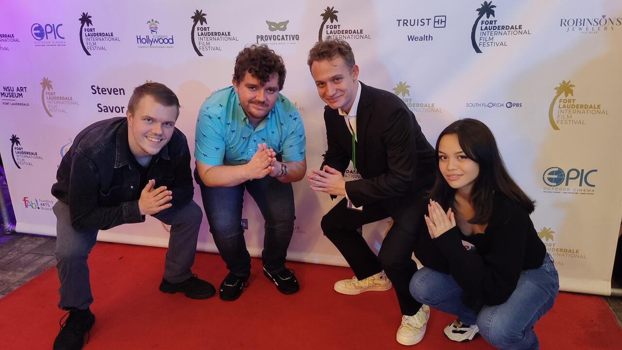 John A. Bryant, Will Brady, JoJo Scanlon, and My Linh Tinnirella on the FLIFF Red Carpet